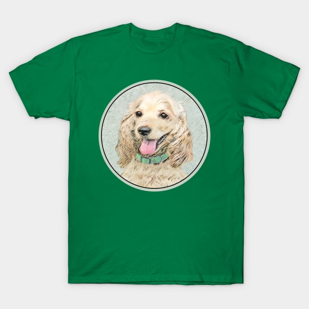 Cocker Spaniel Buff T-Shirt by Alpen Designs